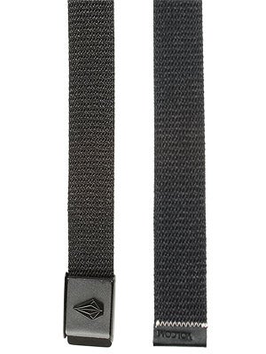 Volcom Teather Webbing Belt Black Adjustable