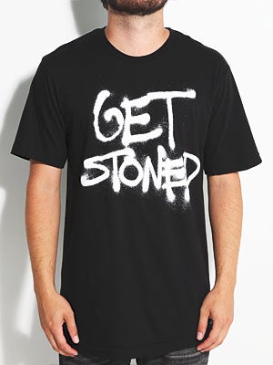 Volcom Stone Age Get Stoned Tee Black MD