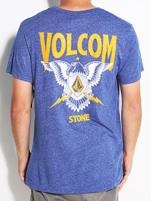 Volcom Treasury Tee Bold Blue Heather MD