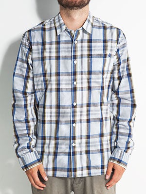 Volcom X Factor Plaid L/S Shirt Indigo SM