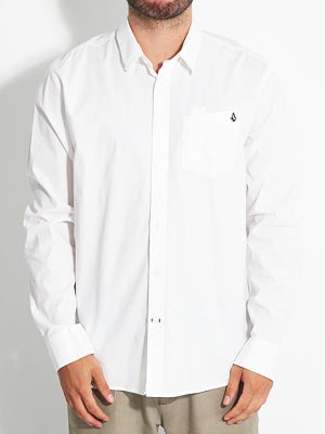 Volcom X Factor Solid Longsleeve Shirt White XXL