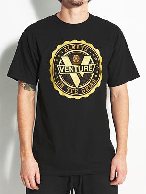 Venture Premier Tee Black/Gold LG