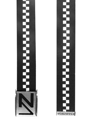Von Zipper Cafe Racer Web Belt Black Adj.