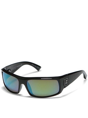 VZ Kickstand Glass Polarized Blk Gloss/Grn Chrome