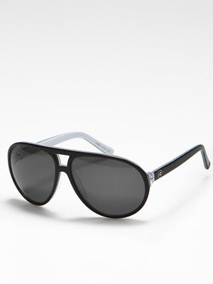 Von Zipper Telly Black/White Sandwich w/Grey Lens