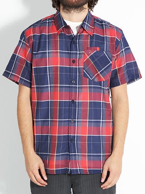 Von Zipper Veteran Woven Shirt Navy SM