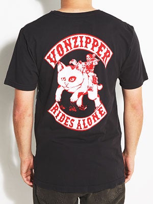 Von Zipper Wild Cat Tee Black SM