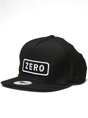 Zero Army Patch Snapback Hat Black/White Adj.