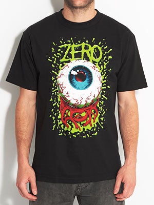 Zero Bloodshot Tee Black LG