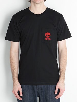 Zero Blood Skull Pocket Tee Black LG