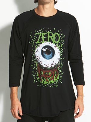 Zero Bloodshot 3/4 Sleeve Jersey Black/Black LG