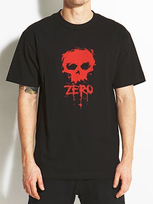 Zero Blood Skull Tee Black LG