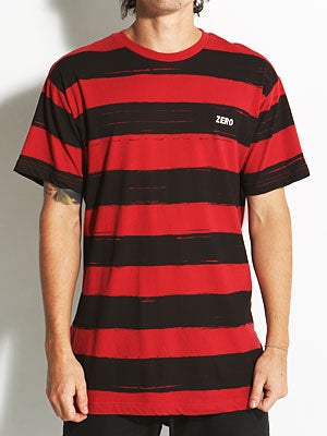 Zero Flagship Custom Striped Shirt Red/Black XXL