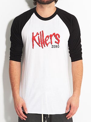 Zero Killers 3/4 Sleeve Jersey White/Black SM