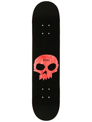 Zero Single Skull Deck Asst. Colors  7.5 x 30.75