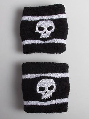Zero Skull Wristbands Black & White