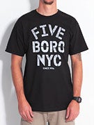 5Boro Stencil Logo T-Shirt