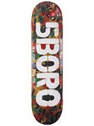 5Boro Vintage Camp Stencil Logo Deck  8.25 x 32