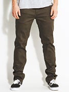Ambig Freeman Gripper Jeans  Olive Wax