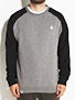 Autobahn Roadsign Raglan Crew Sweatshirt