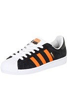 Adidas Superstar Skate Shoes Black/Orange/Wht
