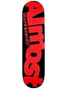 Almost Word Mark Black/Red Deck  7.75 x 31.5