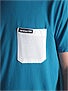 ambsn Contrast Knit T-Shirt