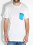 ambsn Contrast Knit T-Shirt