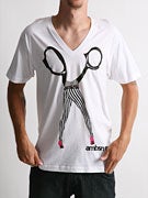 ambsn Scissors Premium V- Neck T-Shirt