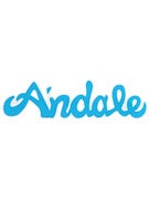 Andale Script Sticker  BLUE