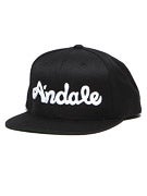 Andale Script Snapback Hat