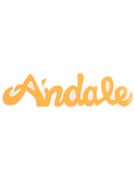 Andale Script Sticker  CREAM