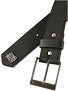 Armourdillo Bartie Leather Belt  Black