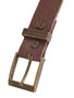 Armourdillo Classic Leather Belt  Brown