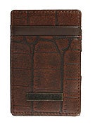 Armourdillo Croc Leather Flip Wallet