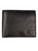 Armourdillo Duffel Distressed Leather Wallet  Black