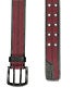 Armourdillo Surplus Waxed Belt  Maroon