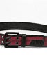 Armourdillo Surplus Waxed Belt  Maroon