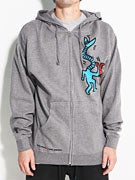Alien Workshop x Keith Haring Snakeman Hoodzip