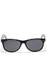 Brigada Kennedy Sunglasses Black/Teal w/ Black Lens
