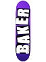 Baker Brand Logo Purple Deck  7.88 x 32