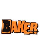 Baker Reset Logo Sticker ORANGE