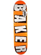 Baker Szafranski Bubble Neon Orange Deck  8.0 x 31.75