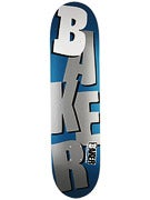 Baker Stacked Metallic Navy/Silver Deck  8.19 x 31.25