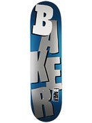 Baker Stacked Metallic Navy/Silver Deck  8.38 x 32