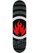 Black Label Bullseye Flame Deck  8.25 x 32.12