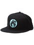 Black Label B Flame Snapback Hat