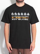 Black Label Flammable Material T-Shirt