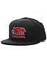 Black Label Never Snapback Hat