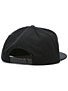 Black Label Never Snapback Hat